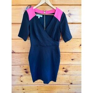 Maggy London Black and Pink Dress
